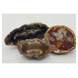 Set of 3 Geodes