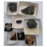 8pc Mineral Speciman Rcok Collection