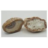 White Banded Agates