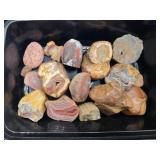 Partlcally Worked Agate Stones