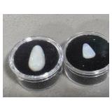 Two LR Opal Loose Gemstones