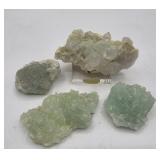 4pc Prehnite Gobobos Mtn Namibia