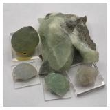 5pc Prehnite Crystals