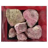 (6) Argentine Rhodochrosite Mineral Specimens