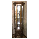 MCM Lit Mirrored Curio Cabinet