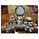67pc. Misc. Christmas China Set