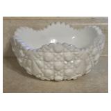 Westmoreland "Old Quilt" White Milk Glass Bowl