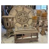 6pc Mirrored Ornate Decorative Home Decor