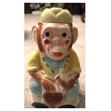 Jocko the Monkey Roseville RRP Ceramic Cookie Jar