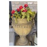32" Plastic Molded Urn Style Planter #1