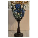 Partylite Tiffany Style Stain Glass Candle Holder