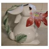 Fitz & Floyd Bunny Blooms Tea Pot