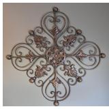 Tuscany Style Scroll Metal Artwork