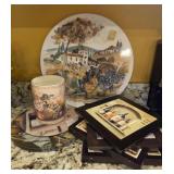 Wine & Grapes Trivets, Coasters +