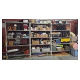 Mystery Garage Shelves with ALL Contents-