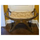 Theodore Alexander Rams Head Regency Bench