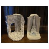 Arch of Septimius Severus & Eiffel Tower Book Ends