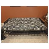 Black Metal Full Futon - upstairs