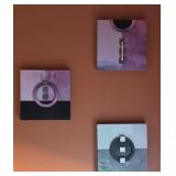 3pc Geometric Wall Hangings