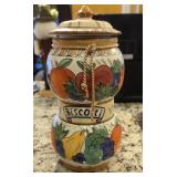 Biscotti Canister Tuscan Cookie Jar