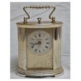 Bulova B-1344 Quartz Carriage Alarm Clock