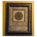 Tuscan Style Medallion Framed Art Work