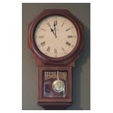 Bulova Ashford Chiming Regulator Wall Clock