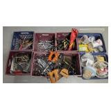 Garage Tools & Supplies in Crates- 8 total