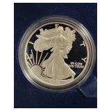 2004-W PROOF SILVER EAGLE - BOX AND COA