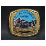 1991 MOUNT RUSHMORE "GOLDEN ANNIVERSARY" BELT