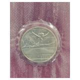 1992 U.S. OYMPICS UNC CLAD HALF DOLLAR -
