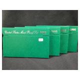 (4) U.S. MINT PROOF SETS: 1995