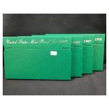 (4) U.S. MINT PROOF SETS: (3) 1997 AND (1) 1998