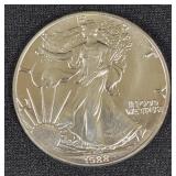 1988 SILVER EAGLE - 99.9% SILVER - 1 TROY OZ