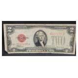 SERIES 1928-F RED SEAL $2 NOTE -