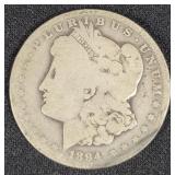1894-O MORGAN SILVER DOLLAR