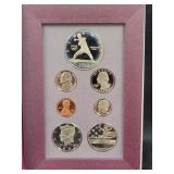 1992 U..S. MINT PRESTIGE SET W/OLYMPIC SILVER