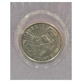 1991 MOUNT RUSHMORE ANN. UNC CLAD HALF DOLLAR -