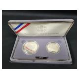 1991 MOUNT RUSHMORE ANN. 2-COIN PROOF SET -