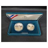 1992 COLUMBUS QUINCENTENARY 2-COIN PROOF SET -