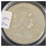 1961-D FRANKLIN SILVER HALF DOLLAR -