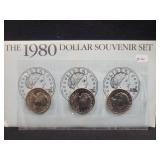 1980 SUSAN B. ANTHONY DOLLAR SOUVENIR SET -
