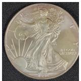 1996 SILVER EAGLE - 99.9% SILVER - 1 TROY OZ