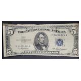 SERIES 1953-A $5 SILVER CERTIFICATE
