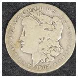 1902-S MORGAN SILVER DOLLAR
