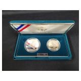 1995 CIVIL WAR BATTLEFIELD COMM. 2-COIN PROOF SET-