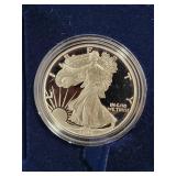 1994-P PROOF SILVER EAGLE - BOX AND COA -