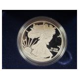 2019-W PROOF SILVER EAGLE - BOX AND COA -