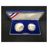 1993 BILL OF RIGHTS COMM. 2-COIN PROOF SET -