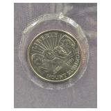 1991 MOUNT RUSHMORE UNC CLAD HALF DOLLAR -